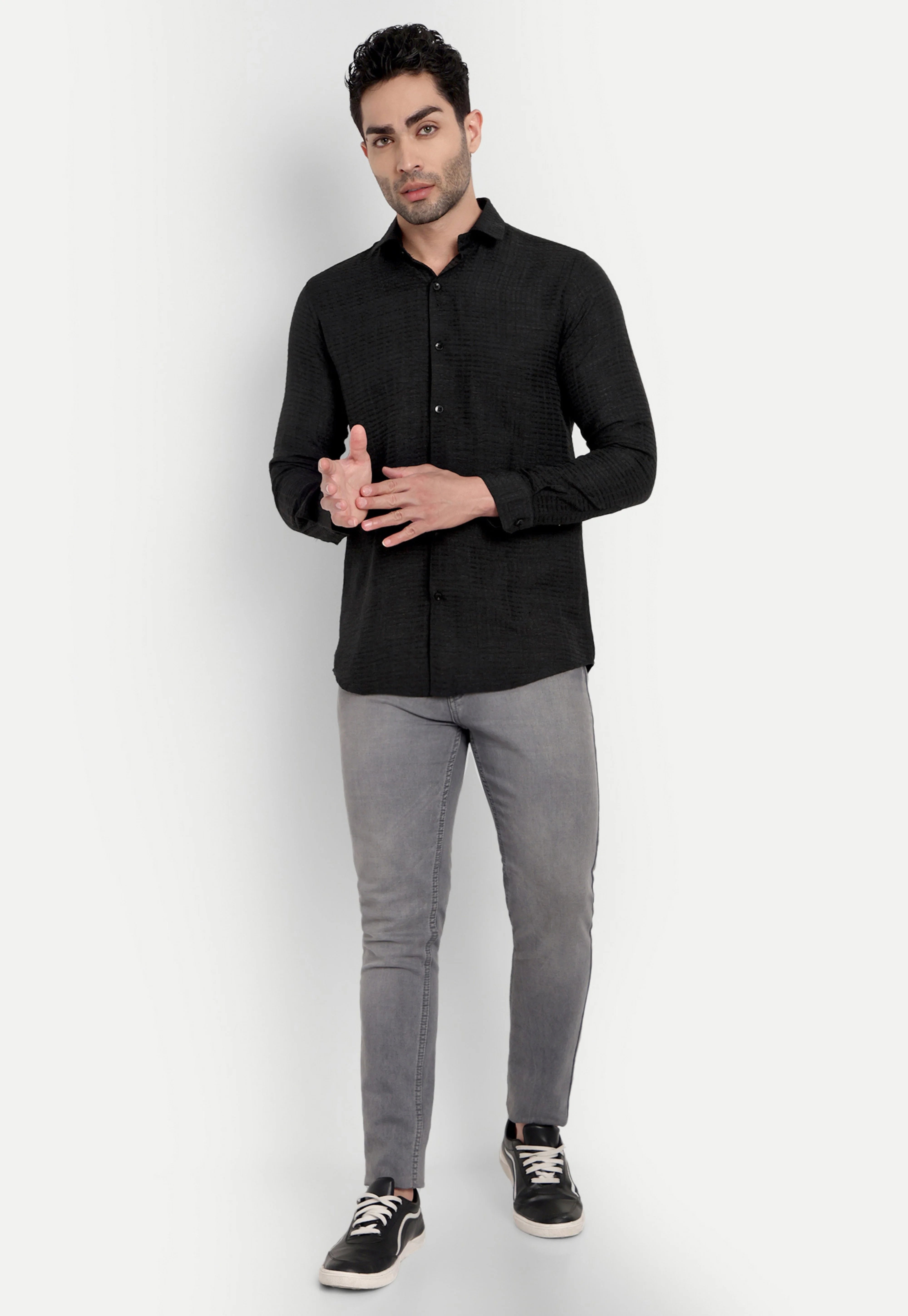 Shadow Luxe Premium Cotton Shirt
